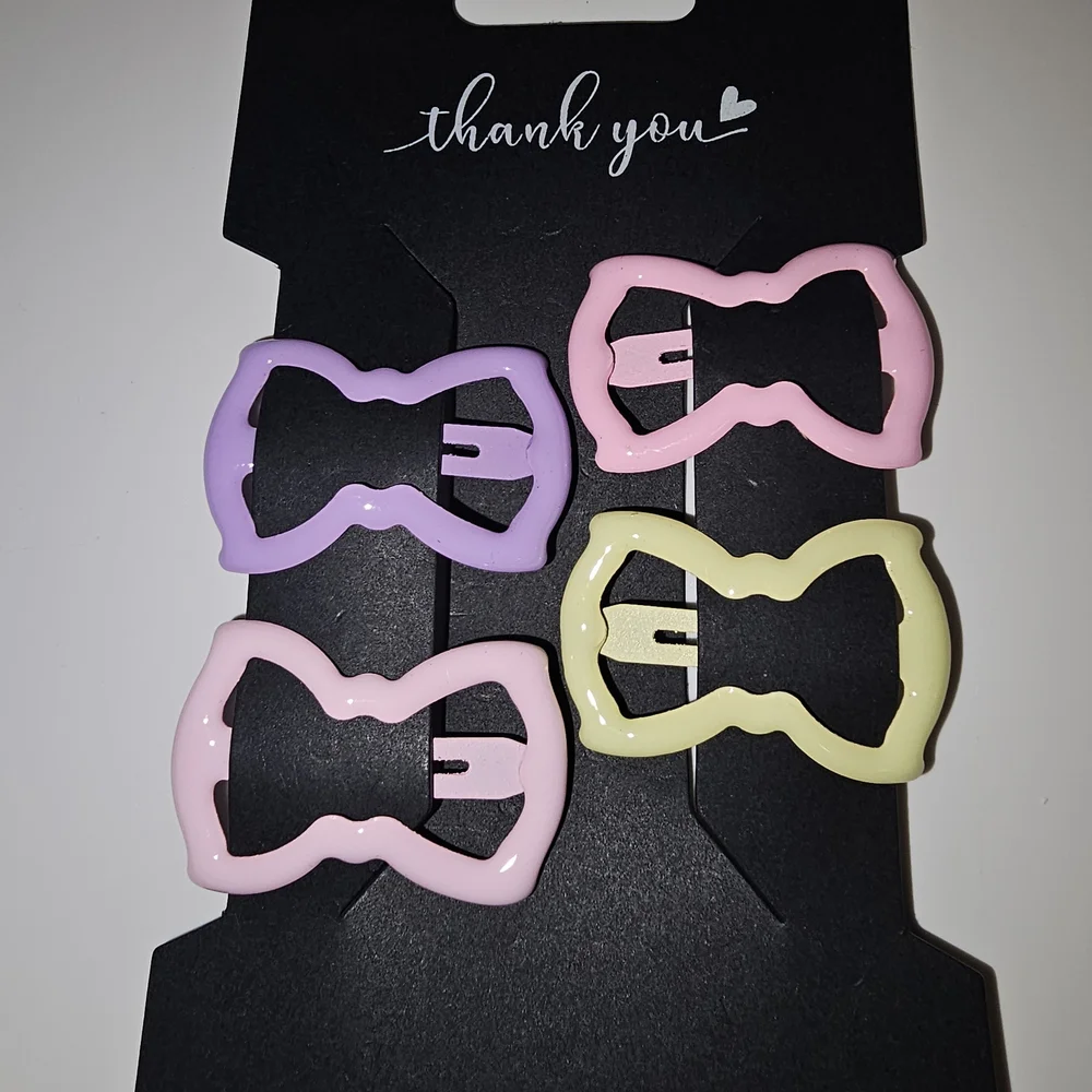 Colorful Kids Hair Clip Set Of Four - Select Style